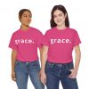 "Grace" Minimalist Inspirational Christian Faith T-Shirt (Heavy Cotton)