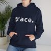 "Grace" Minimalist Inspirational Christian Faith Hoodie