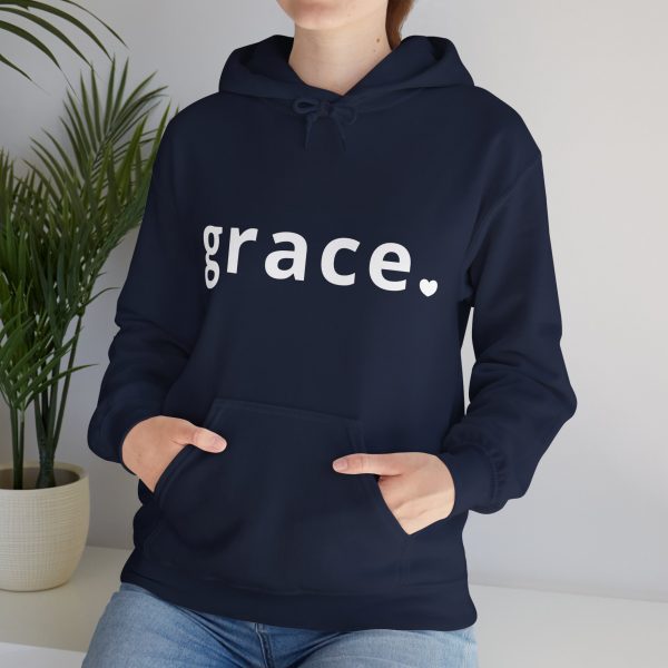 "Grace" Minimalist Inspirational Christian Faith Hoodie