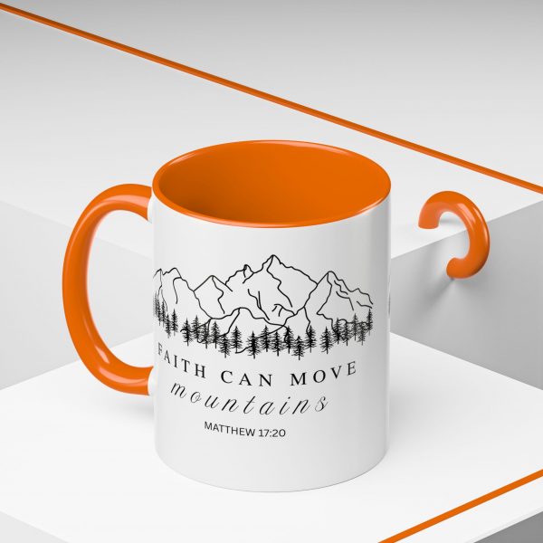 17001324136372627294_2048.jpeg "Faith Can Move Mountains" (Matthew 17:20) Accent Mug Christian Mountain Graphic