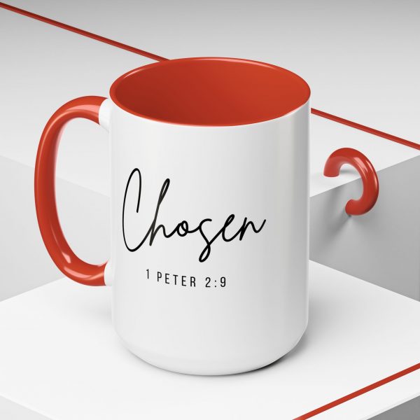 "Chosen" (1 Peter 2:9) Christian Faith Scripture Ceramic Mug