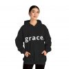 "Grace" Minimalist Inspirational Christian Faith Hoodie