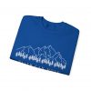 "Faith Can Move Mountains" (Matthew 17:20) Christian Mountain Graphic Sweatshirt