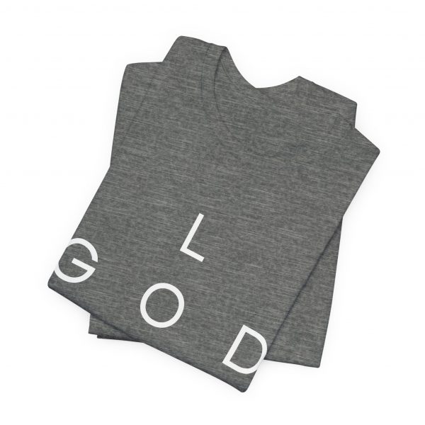 17248678997716371591_2048.jpeg "Love God/God Love" Minimal Christian Faith Cross T‑Shirt (Jersey Thin)
