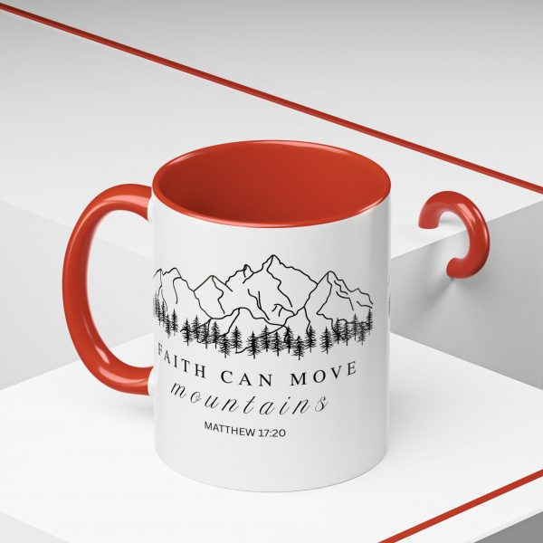 1733666596797855865_2048.jpeg "Faith Can Move Mountains" (Matthew 17:20) Accent Mug Christian Mountain Graphic