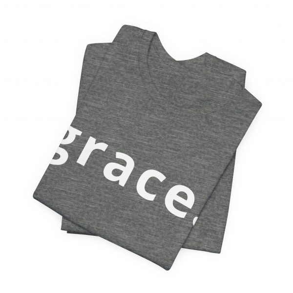 17337886900020166090_2048.jpeg "Grace" Minimalist Inspirational Christian Faith T-Shirt (Jersey Thin)