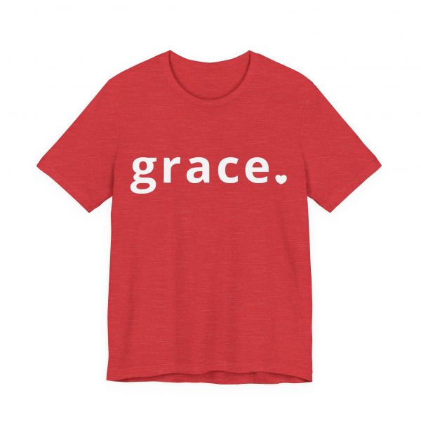 17801054275029329798_2048.jpeg "Grace" Minimalist Inspirational Christian Faith T-Shirt (Jersey Thin)