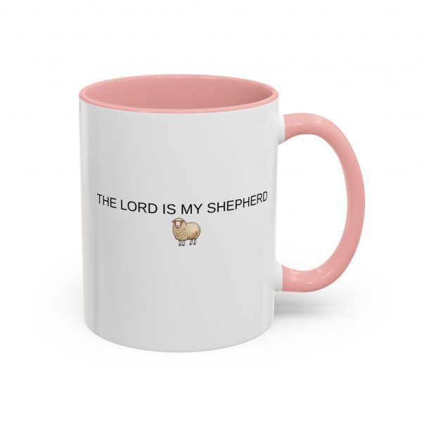 1796958903511237484_2048.jpeg "The Lord Is My Shepherd" Accent Christian Coffee Mug