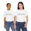 "Walking by Faith Tripping Constantly" Christian Faith T-Shirt (White) (Heavy Cotton)