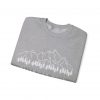 "Faith Can Move Mountains" (Matthew 17:20) Christian Mountain Graphic Sweatshirt