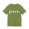 1934049554312096726_2048.jpeg "Grace" Minimalist Inspirational Christian Faith T-Shirt (Jersey Thin)