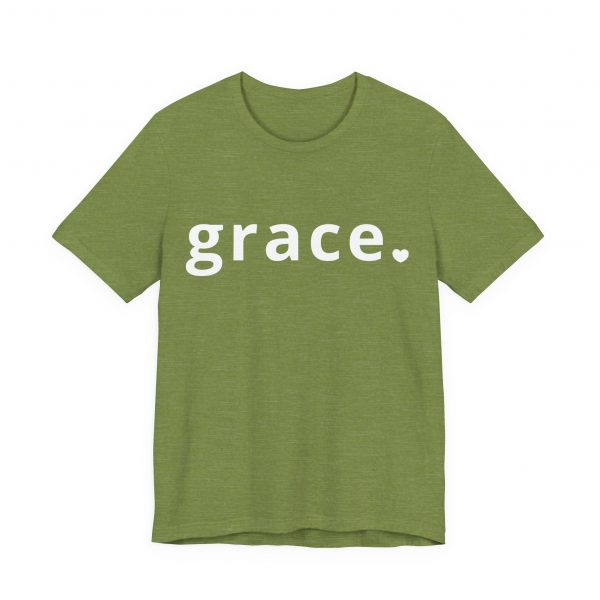 1934049554312096726_2048.jpeg "Grace" Minimalist Inspirational Christian Faith T-Shirt (Jersey Thin)