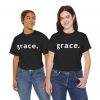 "Grace" Minimalist Inspirational Christian Faith T-Shirt (Heavy Cotton)