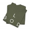 2567533606699132261_2048.jpeg "Love God/God Love" Minimal Christian Faith Cross T‑Shirt (Heavy Cotton)