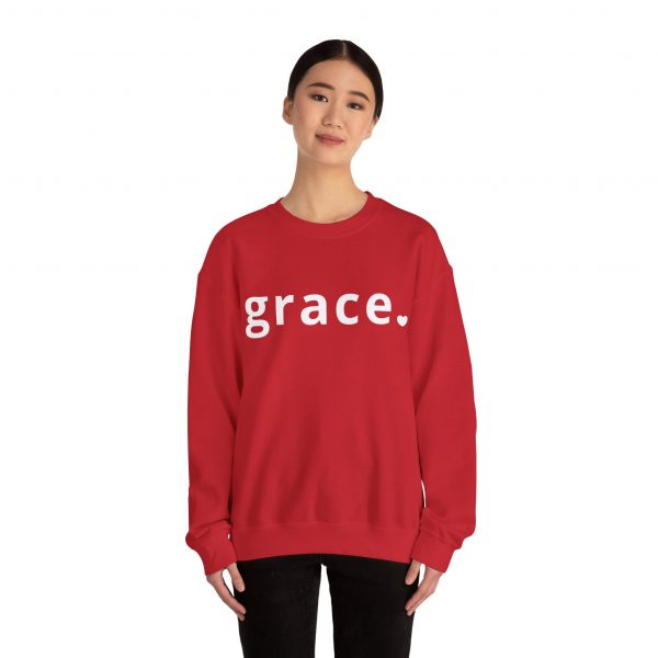 "Grace" Minimalist Inspirational Christian Faith Sweatshirt