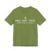 2676577588709186225_2048.jpeg "Pray Wait Trust God Has a Plan" Christian Faith T-Shirt (Jersey Thin)