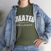 2869142901739243957_2048-1.jpeg "Created With A Purpose" (Ephesians 2:10) Christian Faith Scripture T-Shirt (Heavy Cotton)