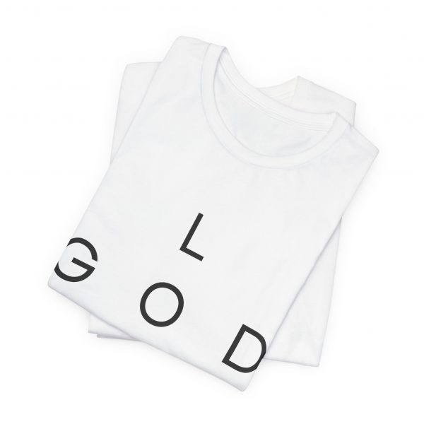 2961159796970664752_2048.jpeg "Love God/God Love" Minimal Christian Faith Cross T‑Shirt (White) (Jersey Thin)