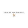 "The Lord Is My Shepherd" Kiss-Cut Sticker | Cute Sheep Christian Faith Decal