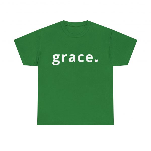 "Grace" Minimalist Inspirational Christian Faith T-Shirt (Heavy Cotton)