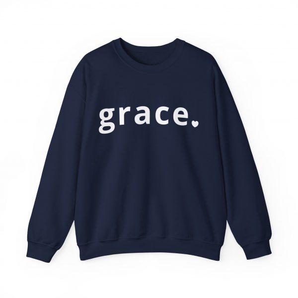 "Grace" Minimalist Inspirational Christian Faith Sweatshirt