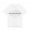 3605109430514087728_2048-1.jpeg "Faith Can Move Mountains" (Matthew 17:20) Christian Mountain Graphic T-Shirt (White) (Jersey Thin)