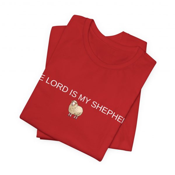 39594691379270978_2048-1.jpeg "The Lord Is My Shepherd" Christian Faith Shirt with Cute Sheep (Jersey Thin)