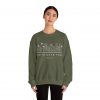 "Faith Over Fear" (Psalm 34) Floral Scripture Christian Faith Sweatshirt
