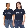 "Grace" Minimalist Inspirational Christian Faith T-Shirt (Heavy Cotton)