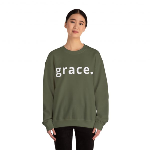 "Grace" Minimalist Inspirational Christian Faith Sweatshirt