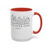 "Faith Over Fear" (Psalm 34) Floral Scripture Christian Faith Mug