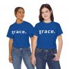 "Grace" Minimalist Inspirational Christian Faith T-Shirt (Heavy Cotton)