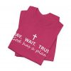 4300204387567303291_2048.jpeg "Pray Wait Trust God Has a Plan" Christian Faith T-Shirt (Jersey Thin)