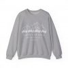 "Faith Can Move Mountains" (Matthew 17:20) Christian Mountain Graphic Sweatshirt