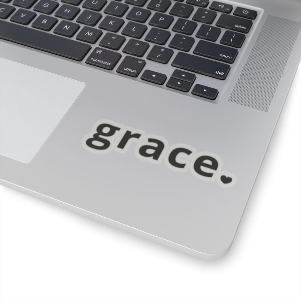 "Grace" Minimalist Inspirational Christian Faith Vinyl Kiss-Cut Sticker