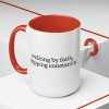 4758500310153775668_2048.jpeg "Walking by Faith Tripping Constantly" Christian Faith Mug