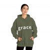 "Grace" Minimalist Inspirational Christian Faith Hoodie