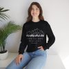 "Faith Can Move Mountains" (Matthew 17:20) Christian Mountain Graphic Sweatshirt