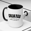 "Created With A Purpose" (Ephesians 2:10) Christian Faith Scripture Mug