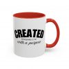 "Created With A Purpose" (Ephesians 2:10) Christian Faith Scripture Mug