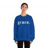 "Grace" Minimalist Inspirational Christian Faith Sweatshirt