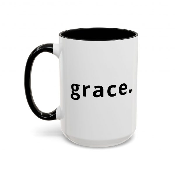 5528329197483063737_2048.jpeg "Grace" Minimalist Inspirational Christian Faith Ceramic Mug