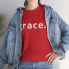 "Grace" Minimalist Inspirational Christian Faith T-Shirt (Heavy Cotton)