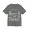 "Jesus Paid It All" (Romans 6:23) Receipt of Grace Christian Faith T-Shirt (Jersey Thin)