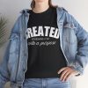 6065632505710664947_2048-1.jpeg "Created With A Purpose" (Ephesians 2:10) Christian Faith Scripture T-Shirt (Heavy Cotton)