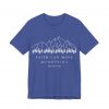 "Faith Can Move Mountains" (Matthew 17:20) Christian Mountain Graphic T-Shirt (Jersey Thin)