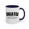 "Created With A Purpose" (Ephesians 2:10) Christian Faith Scripture Mug