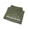 "Faith Can Move Mountains" (Matthew 17:20) Christian Mountain Graphic Hoodie
