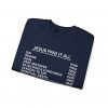 6157098125335954461_2048.jpeg "Jesus Paid It All" (Romans 6:23) Receipt of Grace Christian Faith Sweatshirt