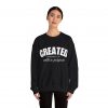 "Created With A Purpose" (Ephesians 2:10) Christian Faith Scripture Sweatshirt
